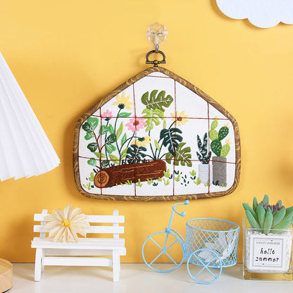 Window View Embroidery Kit: Frame Your World in Stitches
