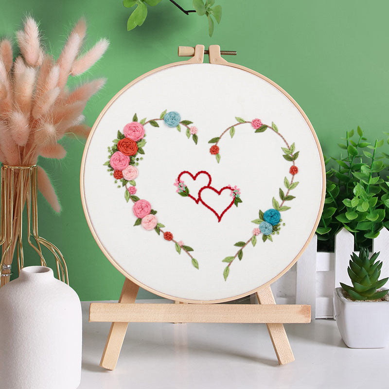 Heartfelt Embroidery Kit: Stitch Your Love into Every Thread