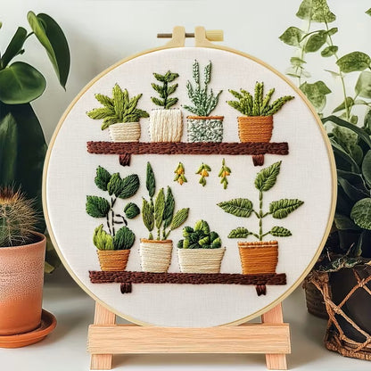 Stick And Stitch Water-Soluble Bee Embroidery Fabric: Shelf Garden