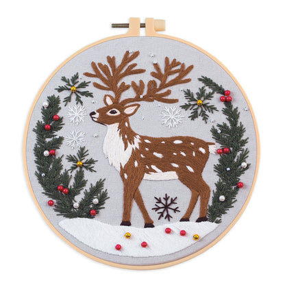 Christmas Cute Creatures  - Themed DIY Embroidery Kits