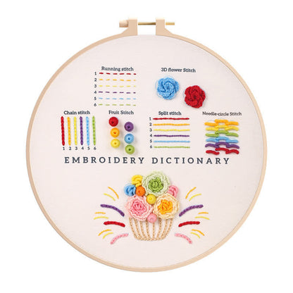 1Pack Embroidery Starter Kit For Adults