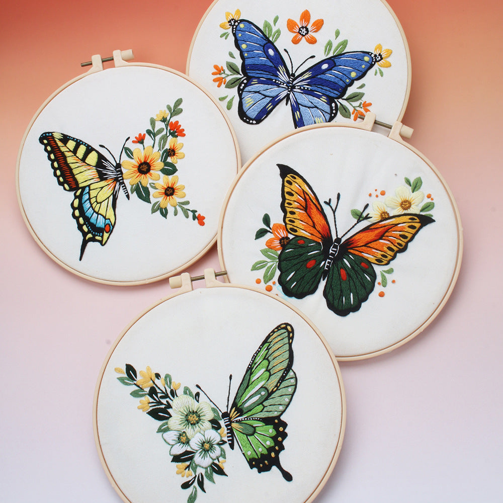Butterfly Garden - Themed DIY Embroidery Kits