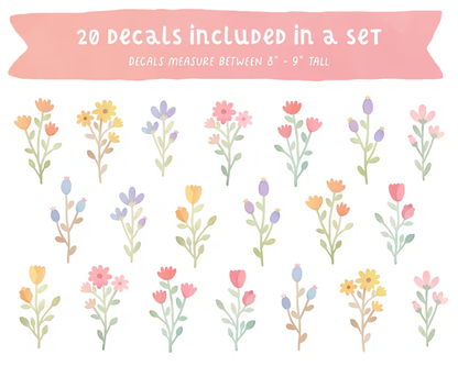20 Sheets/Set Reusable and Removable Wall Stickers - Home Decoration