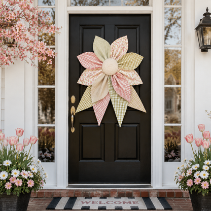 《The Heritage Bloom》Custom Wreath & Bow Sewing Template Set - With Instructions