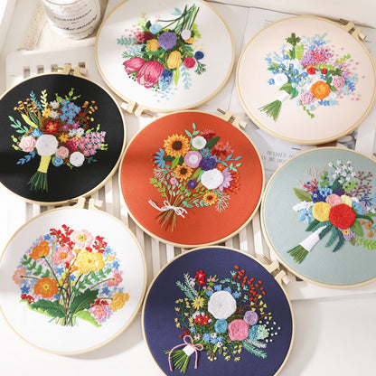 Bouquet - Themed DIY Embroidery Kits