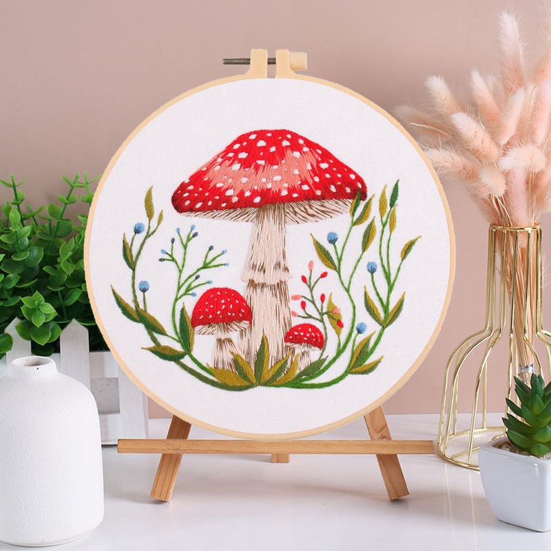 Forest Mushroom - Themed DIY Embroidery Kits