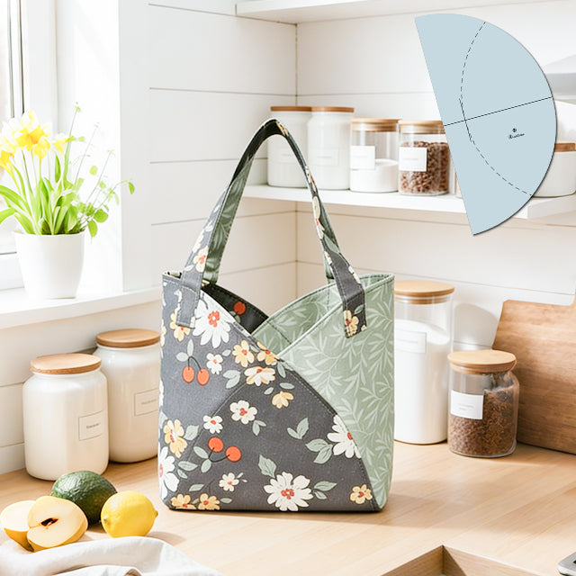 Quick & Easy Fabric Tote Bag Sewing Template – With Instructions