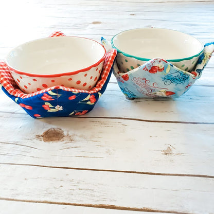 Microwave Bowl Cozy Pattern Template