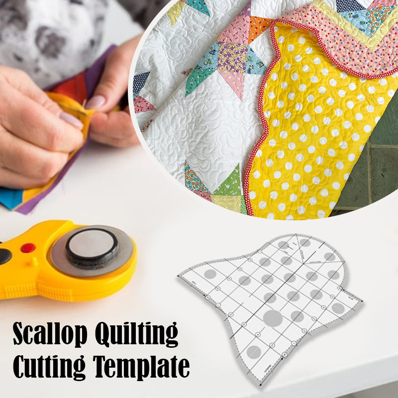 Creative Scallop Quilting Cutting Template