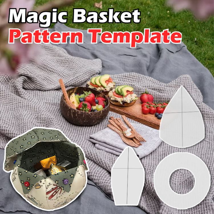 Quilt Jar(Bowl) Pattern Template  - With Instructions