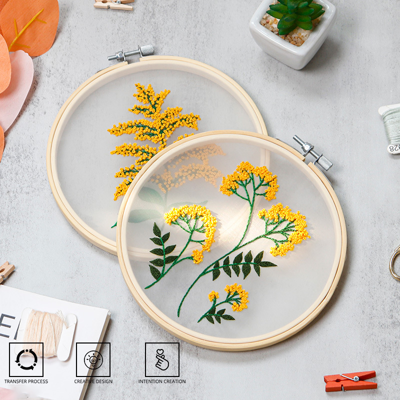 Elegant Flower Series DIY Embroidery Kits