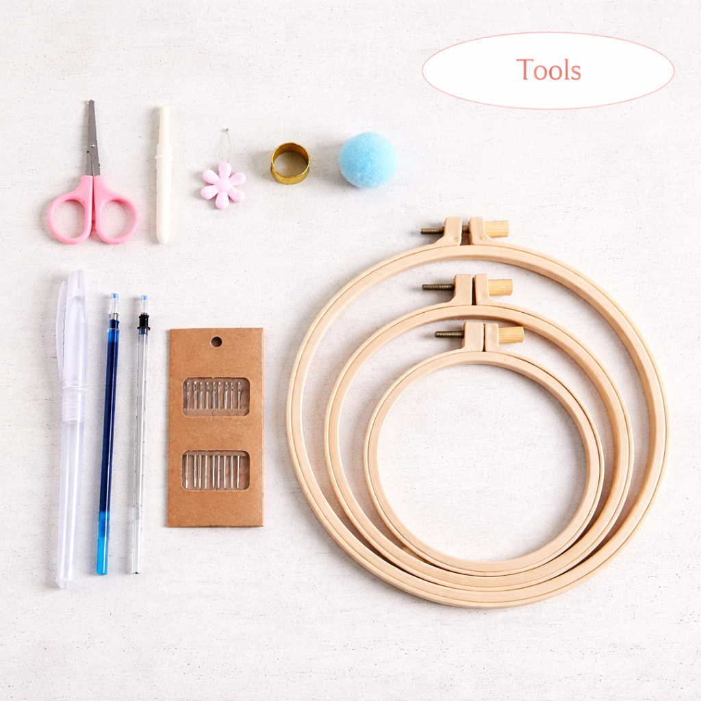 Beginner Kit for Embroidery Stitches