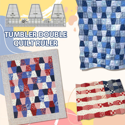Tumbler Double Strip Ruler