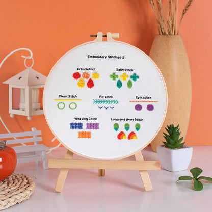 Embroidery Stitches Learner Kits for Beginner