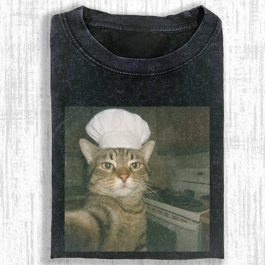 FUNNY CAT MEME ICON PFP T-SHIRT
