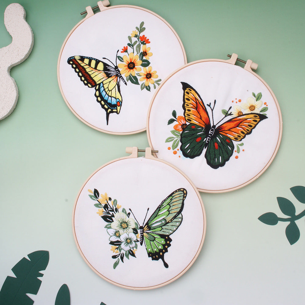 Butterfly Garden - Themed DIY Embroidery Kits