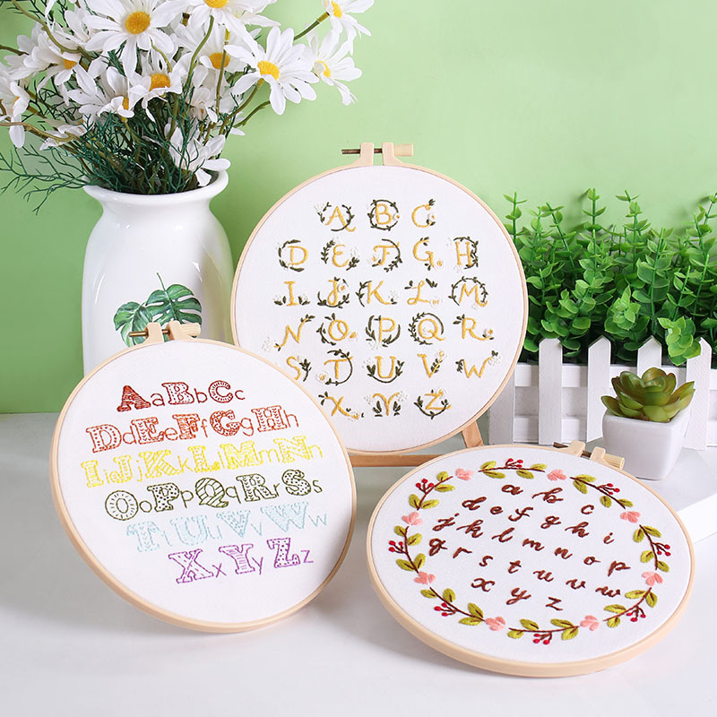 Embroidery A-Z Stitches Learner Kits for Beginner