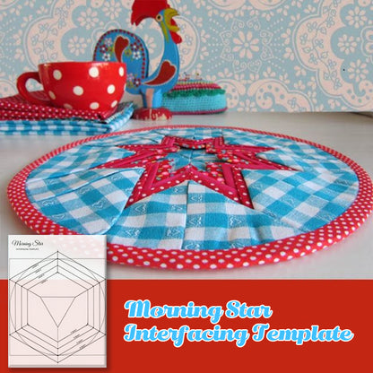 Morning Star Interfacing Template- With Instructions
