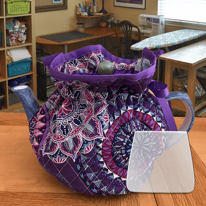 DIY Teapot Cozy Kit （Template + Fabric）- With Instructions