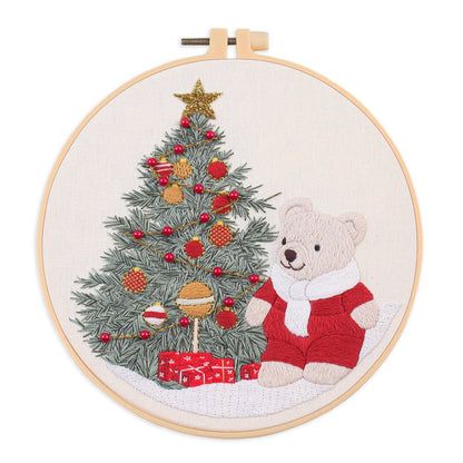 Christmas Cute Creatures  - Themed DIY Embroidery Kits