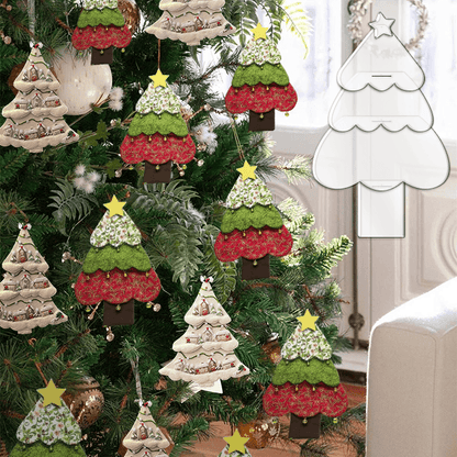 【Christmas Special】Hadmade Christmas Tree Ornaments Template (5PCS) - With Instructions