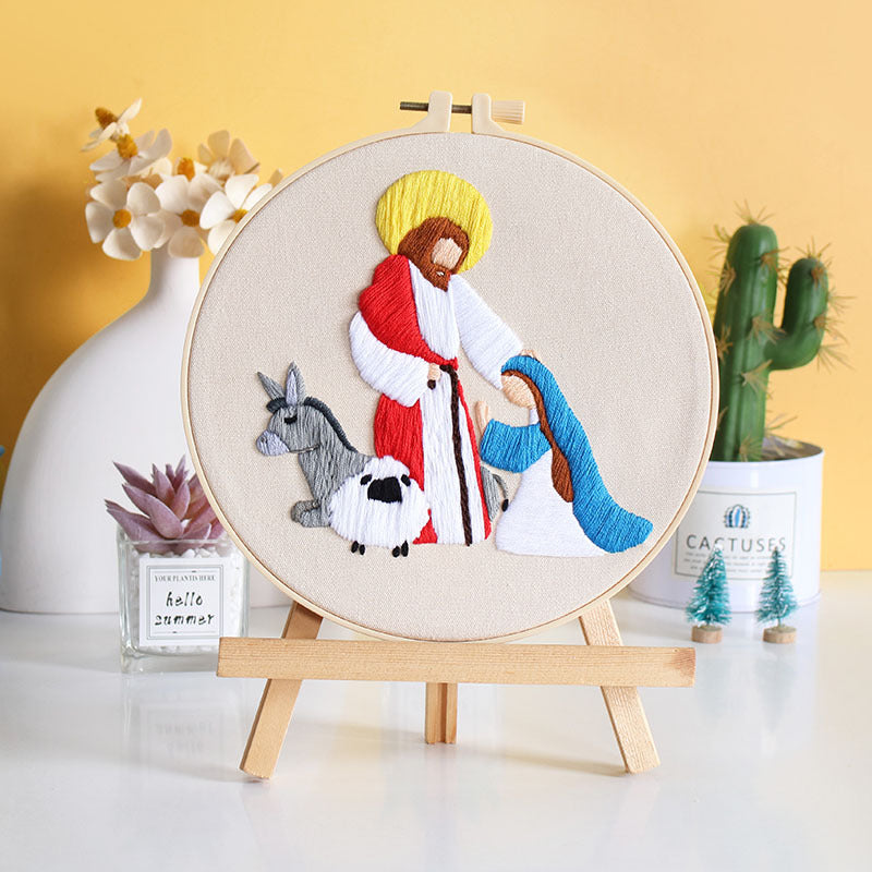 Nativity Scene  -Themed DIY Embroidery Kits