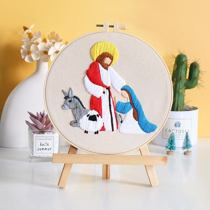 Nativity Scene  -Themed DIY Embroidery Kits