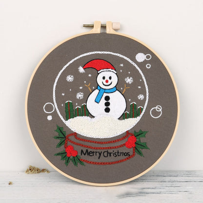 Cheerful Christmas - Themed DIY Embroidery Kits