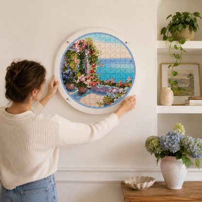 Hangable Acrylic Puzzle | Mediterranean Balcony