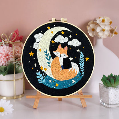 Forest Fox Embroidery Kit