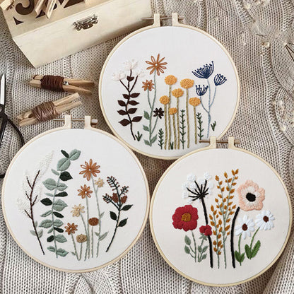 Wild Meadow - Themed DIY Embroidery Kits