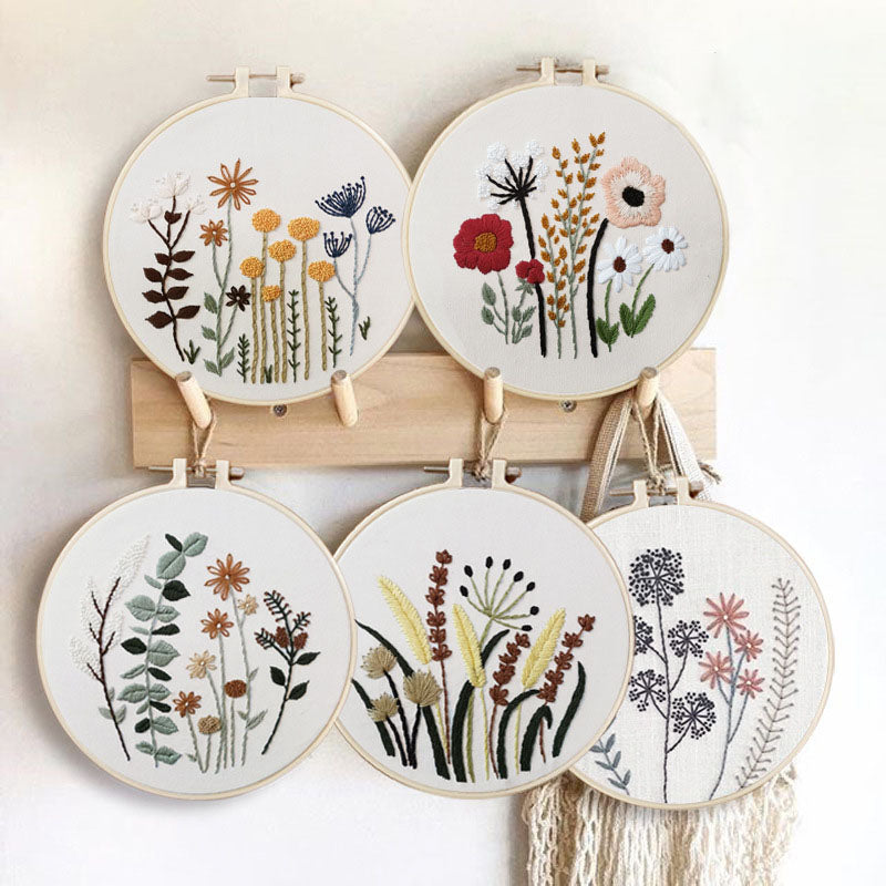 Wild Meadow - Themed DIY Embroidery Kits