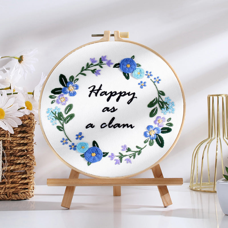 Positivity-Themed DIY Embroidery Collection