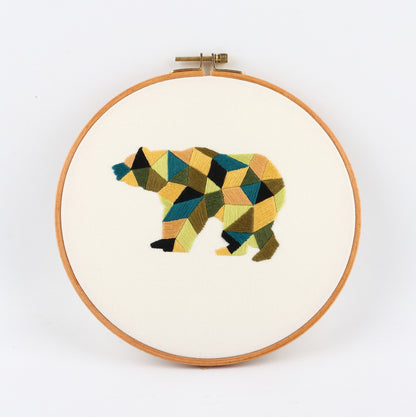 Geometric Animal - Themed DIY Embroidery Kits