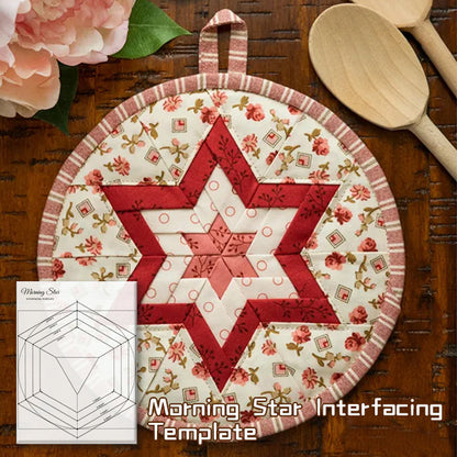 Morning Star Interfacing Template- With Instructions