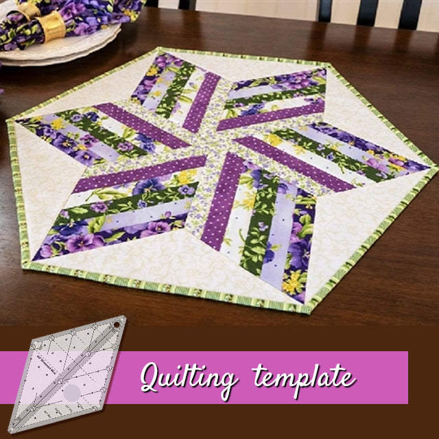 60 Degree Diamond Mini Ruler- With Instructions