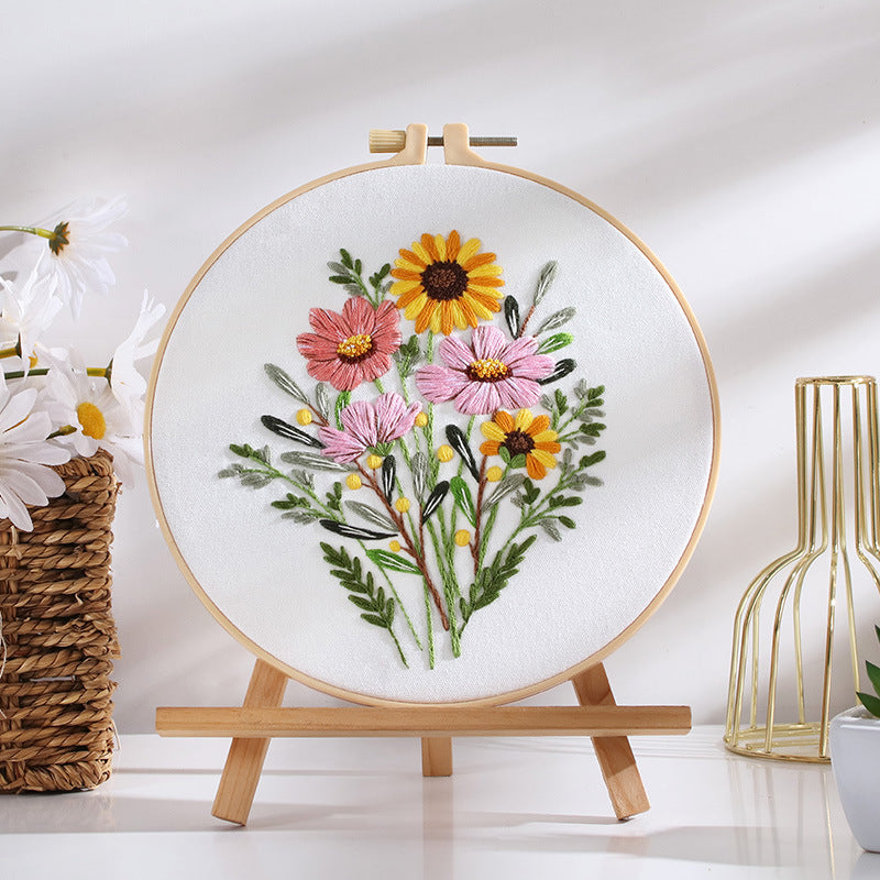 Floral  - Themed DIY Embroidery Kits