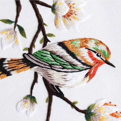 Birds in Bloom DIY Embroidery Kit