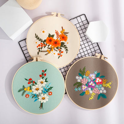 Blooming Botanicals Embroidery Kit: A Tribute to Nature’s Grace