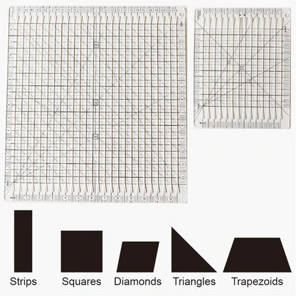 Sewing Design 5-In-1 Quilt Cutting Ruler