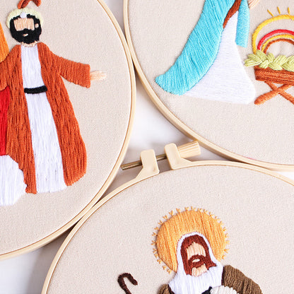 Nativity Scene Embroidery Kit: Celebrate the Spirit of the Season with Every Stitch