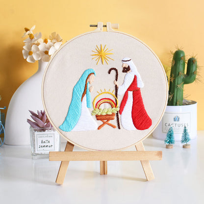 Nativity Scene  -Themed DIY Embroidery Kits