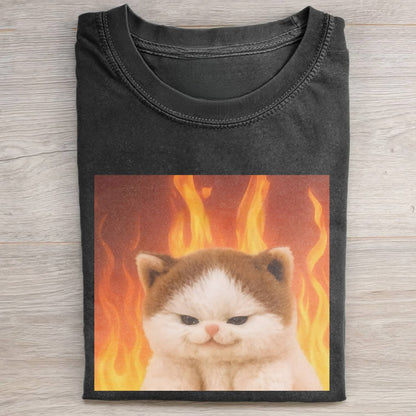CAT MEME ICON T-SHIRT