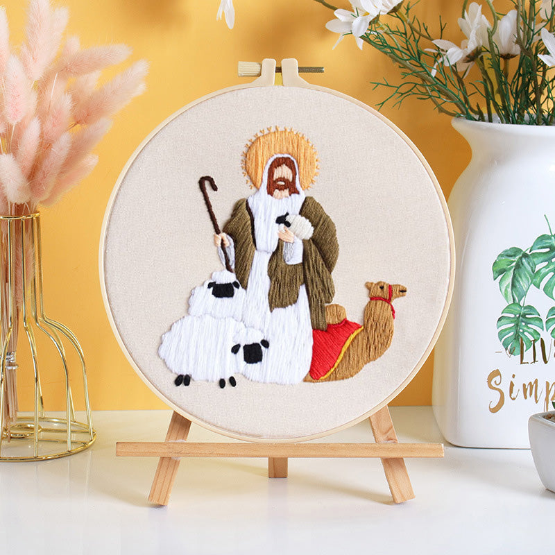 Nativity Scene Embroidery Kit: Celebrate the Spirit of the Season with Every Stitch