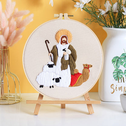 Nativity Scene Embroidery Kit: Celebrate the Spirit of the Season with Every Stitch