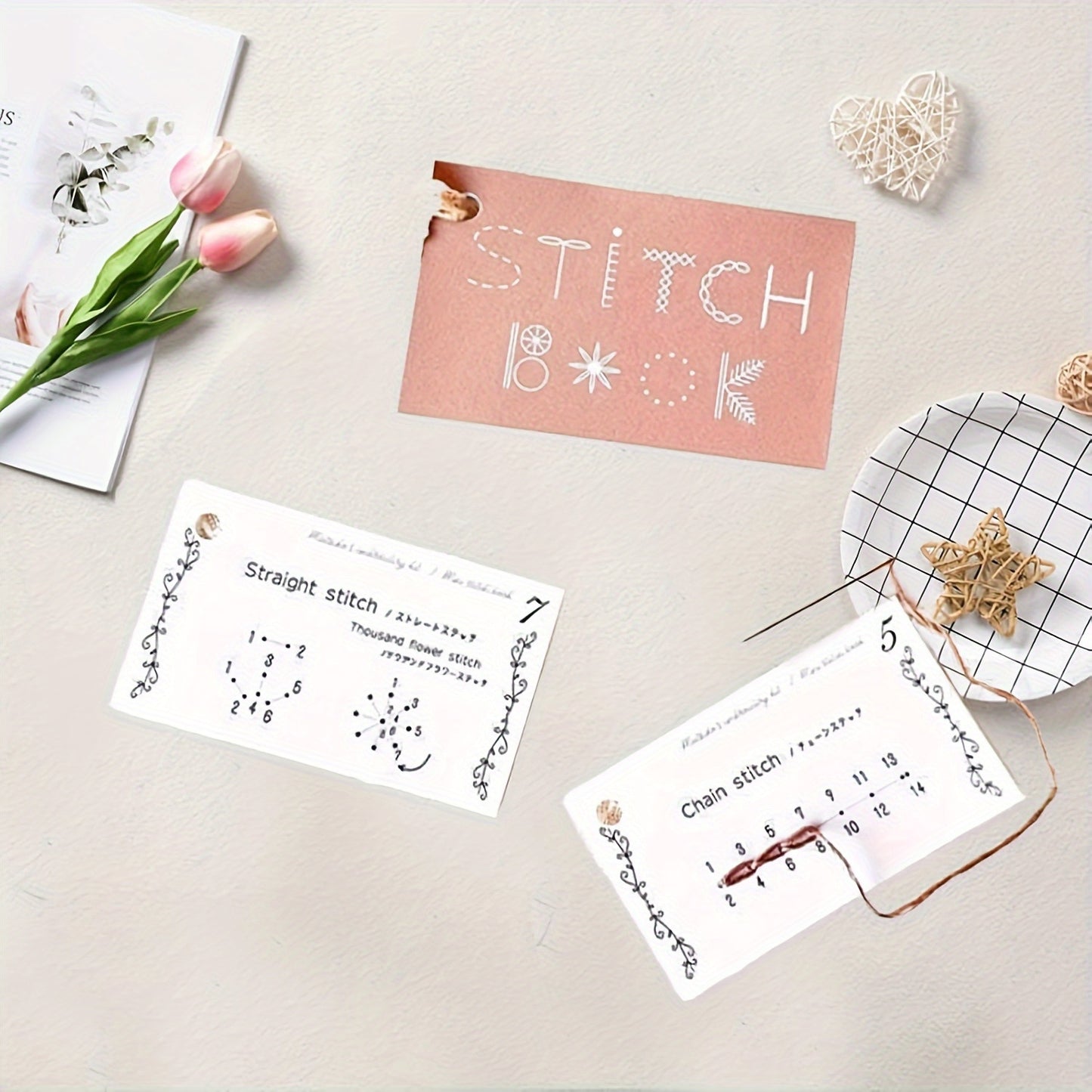 Stitch Playbook – Reusable Practice Cards for Beginners