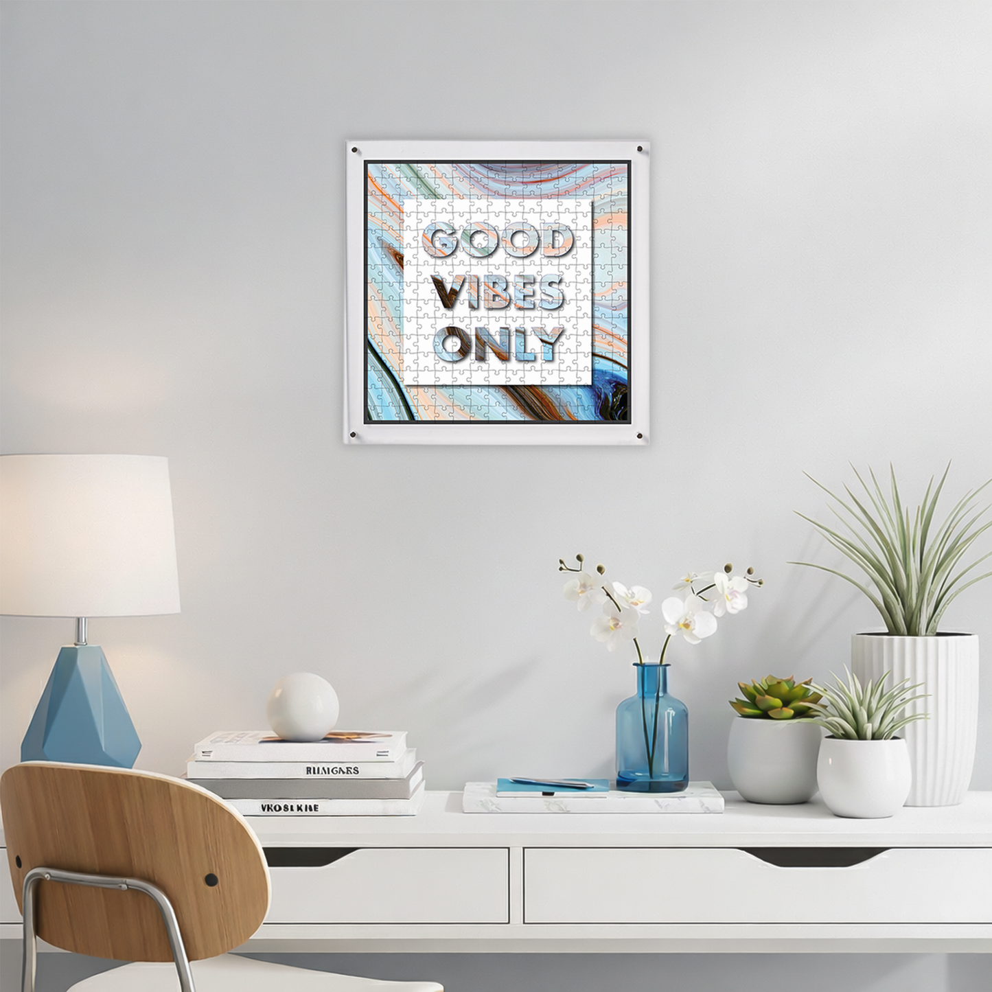 Hangable Acrylic Puzzle | Good Vibes Only