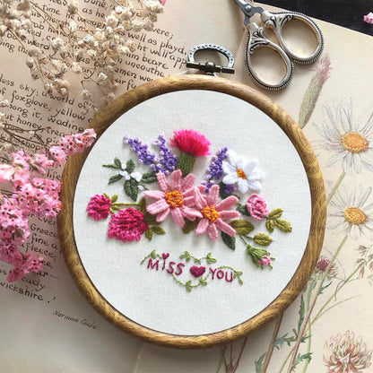 Rubbyoo Embroidery Kit - Miss You