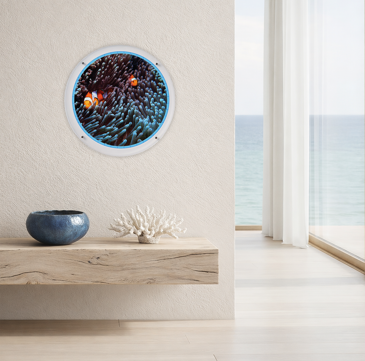 Hangable Acrylic Puzzle | Anemone Flow