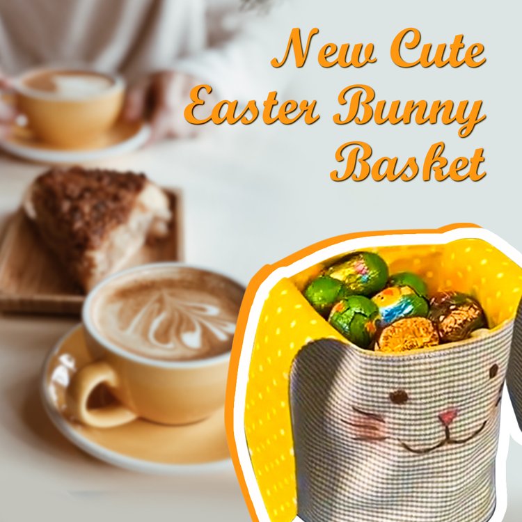 New Cute Easter Bunny Basket